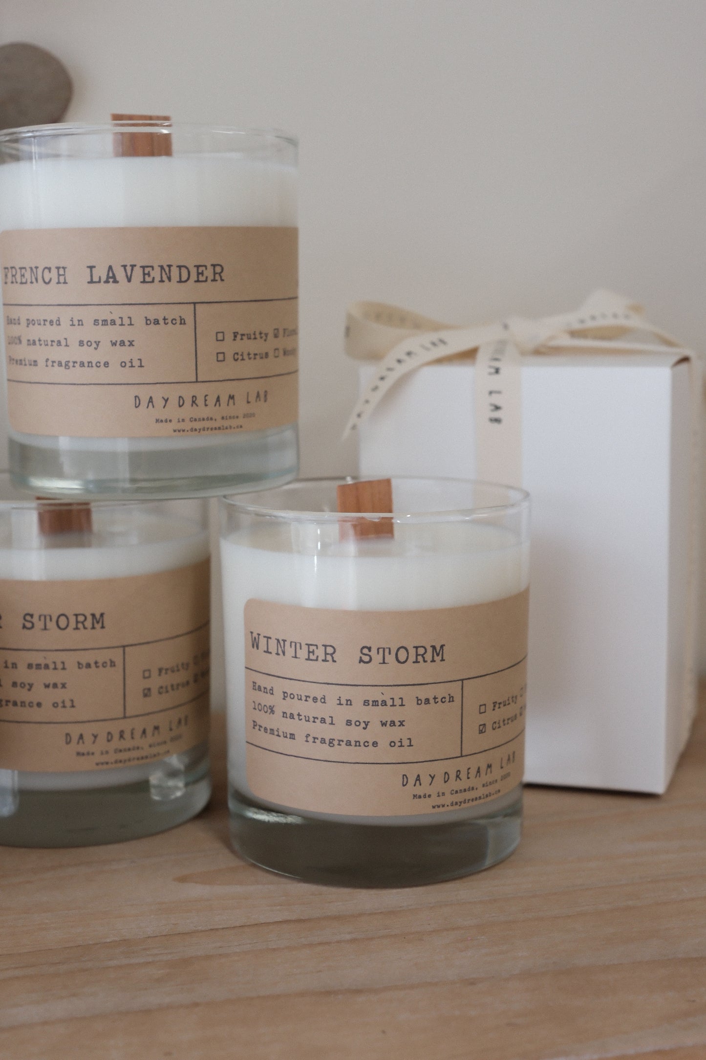 Classic Natural Soy Wax Container Candle 经典容器大豆蜡烛
