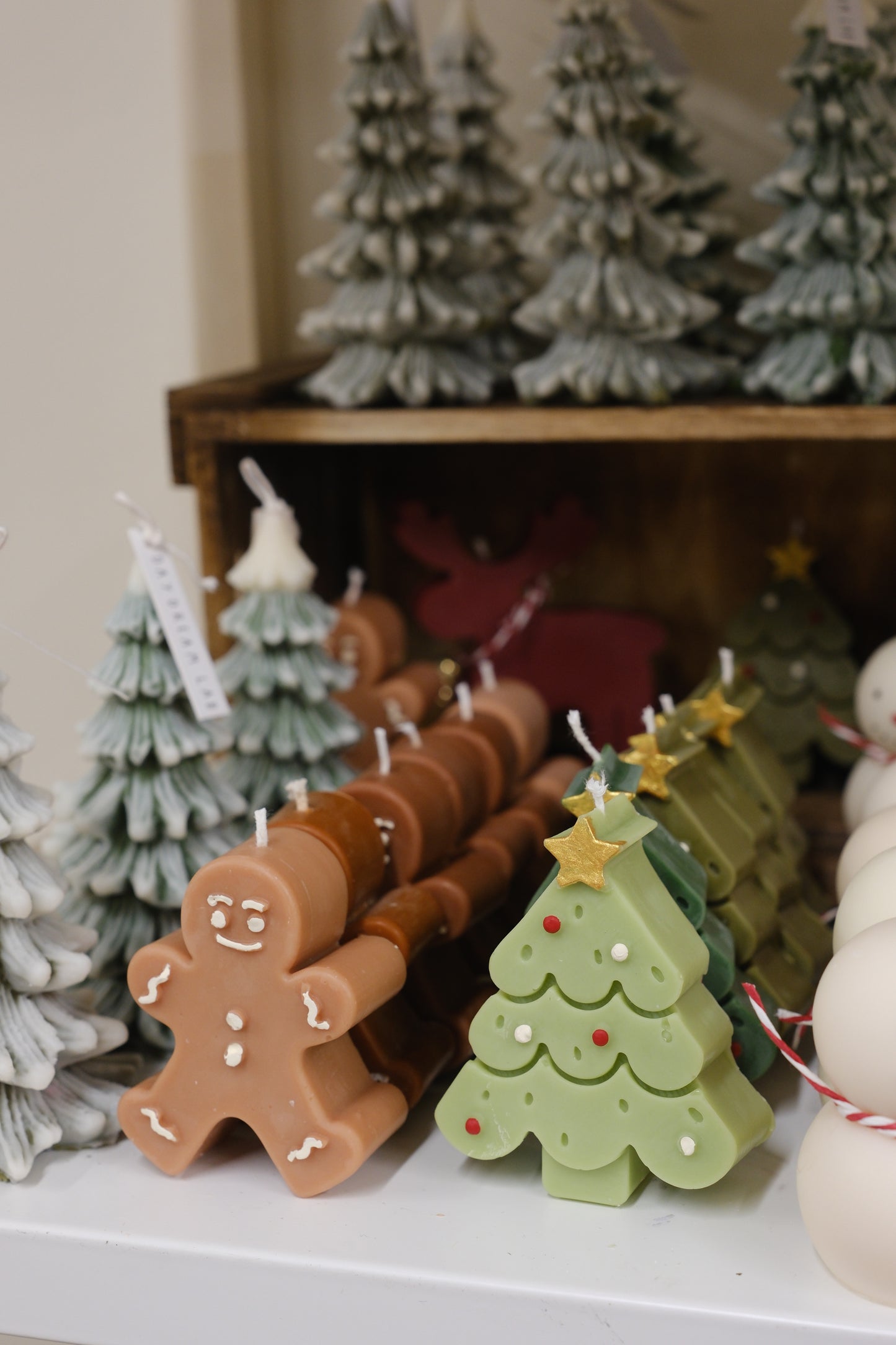 Christmas Candles Gift Set Classic Figures Soy Wax Candle | Set of Four