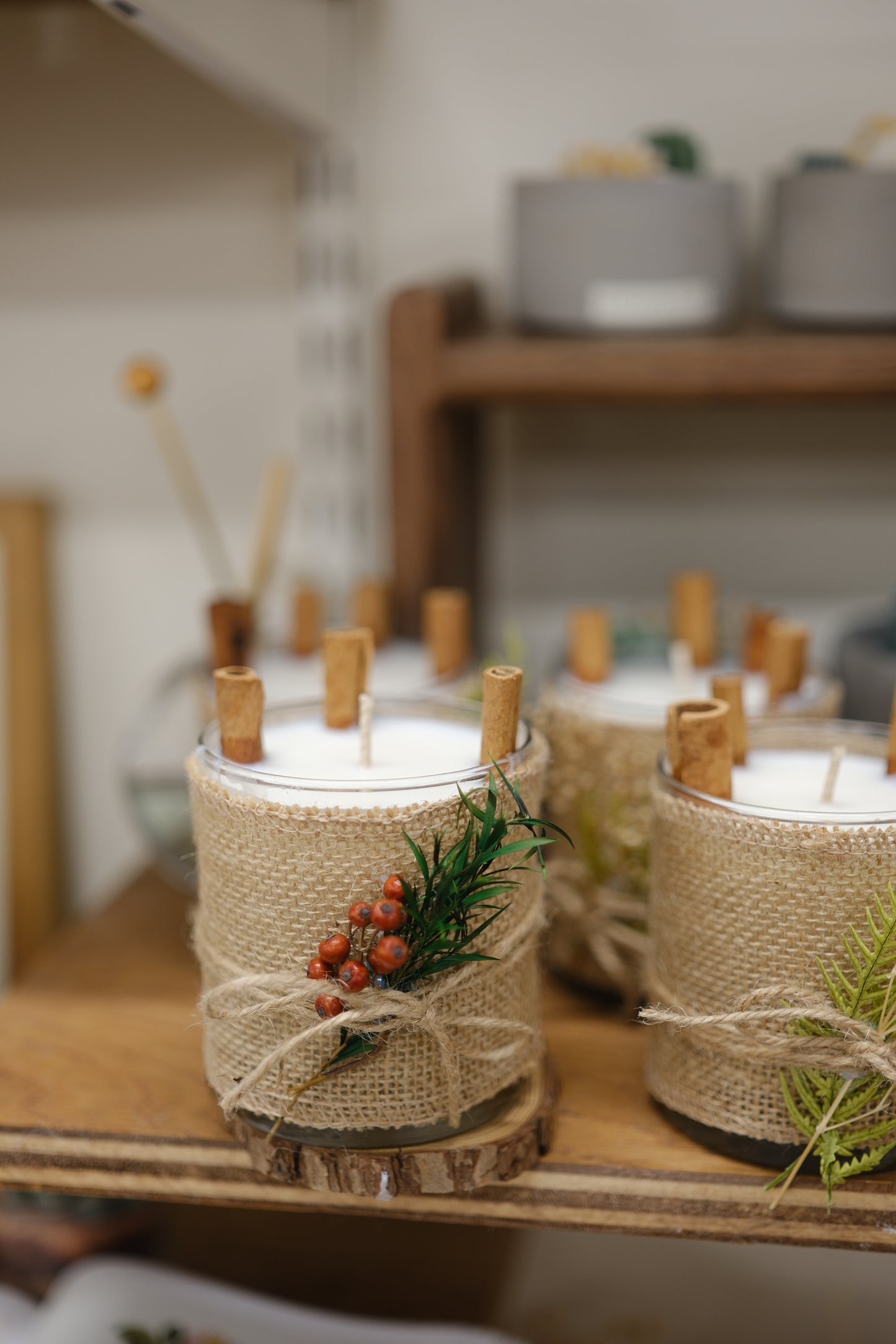 Cinnamon Stick Soy Wax Container Candle