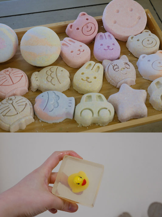 Workshop -  Bath Bomb & Rubber Duck (or Cookie) Soap Making 爆炸泡泡浴球+小鸭子皂(或饼干皂)