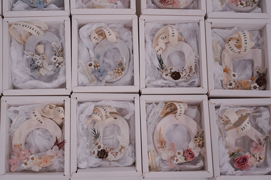 Dried Botanical Flowers Scented Wax Tablet | Gypsum Plaster 干花扩香蜡牌/石膏牌 (Pre-order)