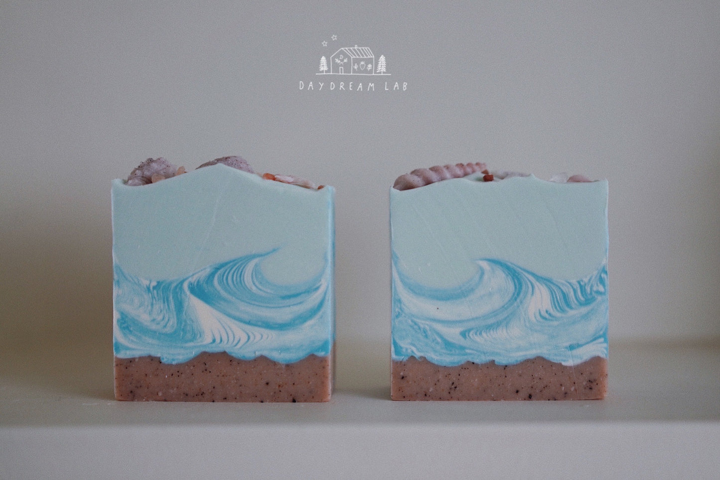 Ocean Wave with mermaid ๐ Cold Process Soap