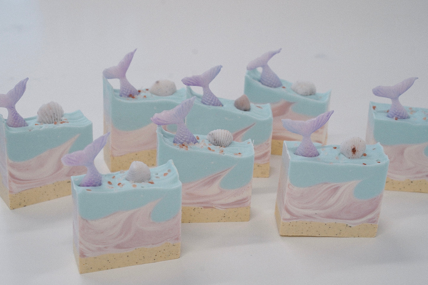 Ocean Wave with mermaid ๐ Cold Process Soap