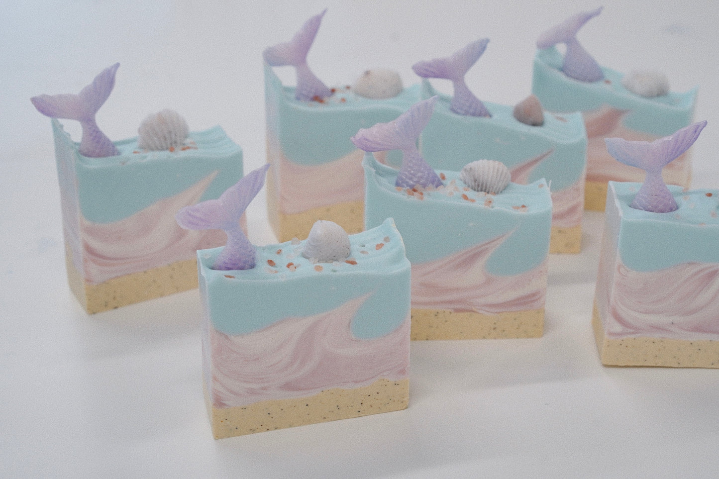 Ocean Wave with mermaid ๐ Cold Process Soap