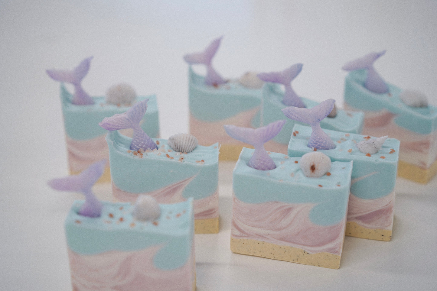 Ocean Wave with mermaid ๐ Cold Process Soap