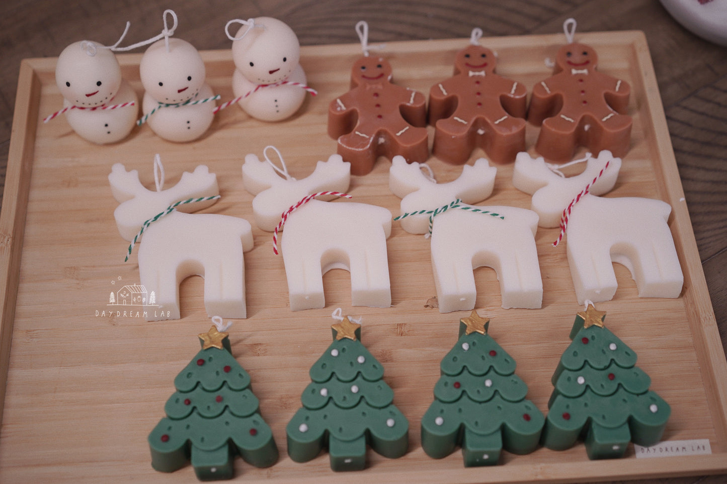 Christmas Candles Gift Set Classic Figures Soy Wax Candle | Set of Four