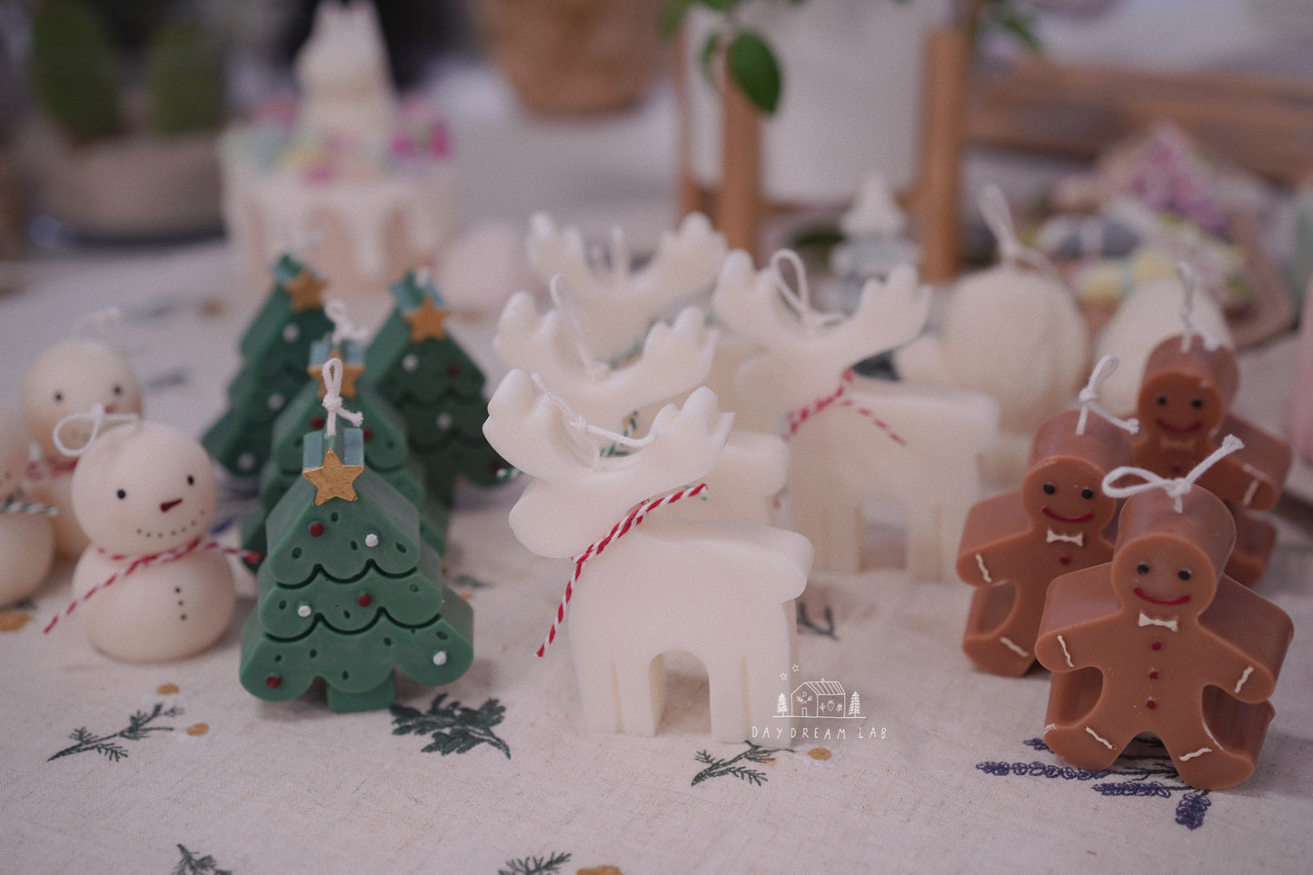 Christmas Candles Gift Set Classic Figures Soy Wax Candle | Set of Four