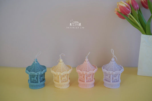 Merry-Go-Round Pillar Candle (Pre-order)