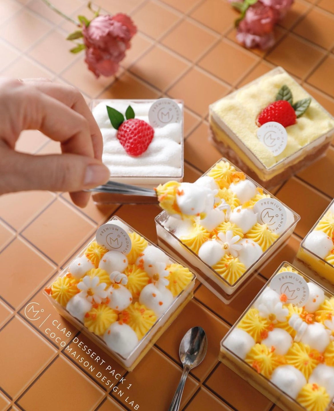 Certified Course - CLAB Dessert Pack 1 最新甜品蜡燃烧证书课程(可挖取的永恒不凝固的蜡燃烧)(可在线直播学习)