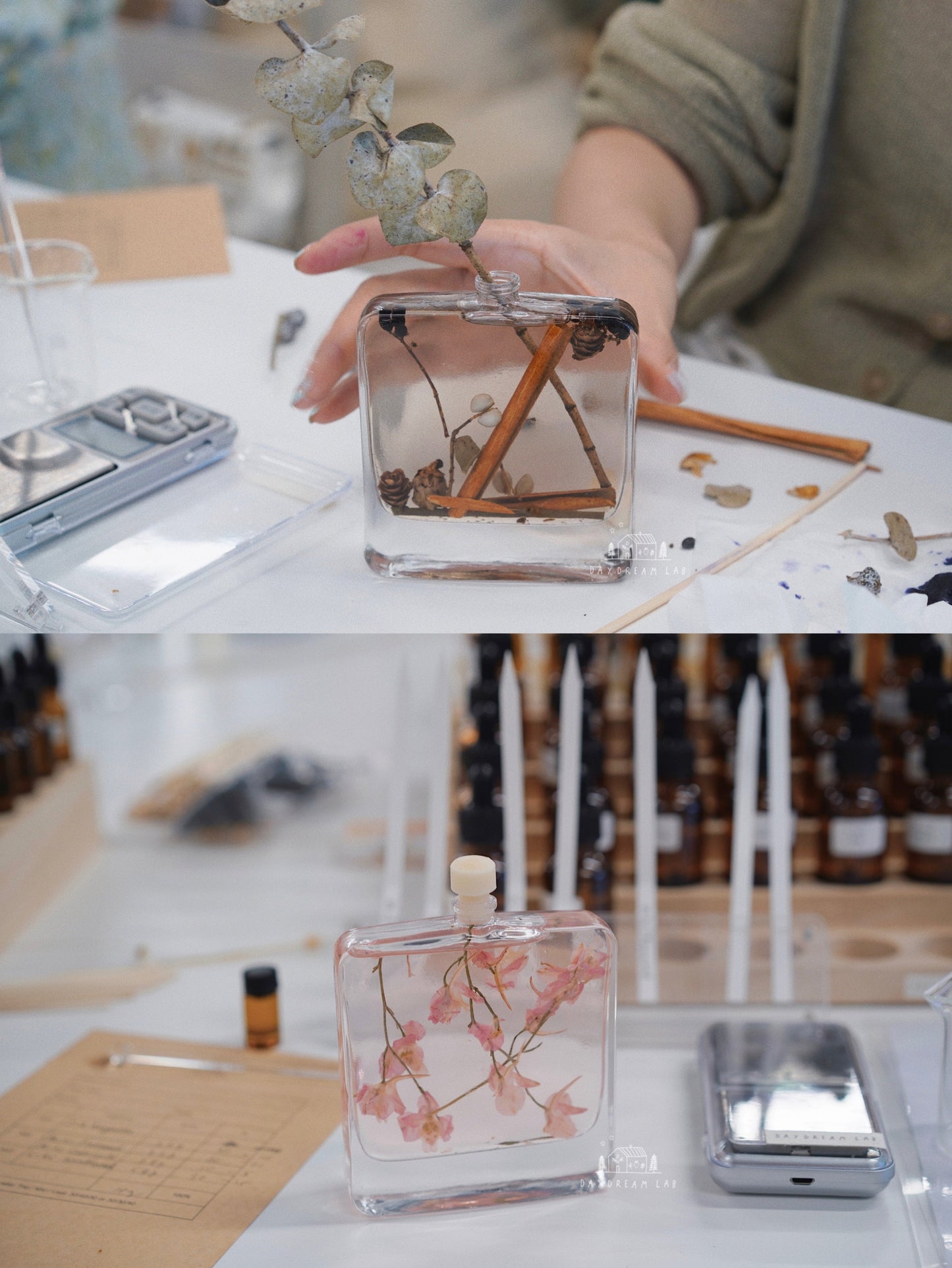 One-day Workshop - DIY your own perfumery products (5 Products) / 自制香氛调香【进阶】体验课程(含5款作品正装)