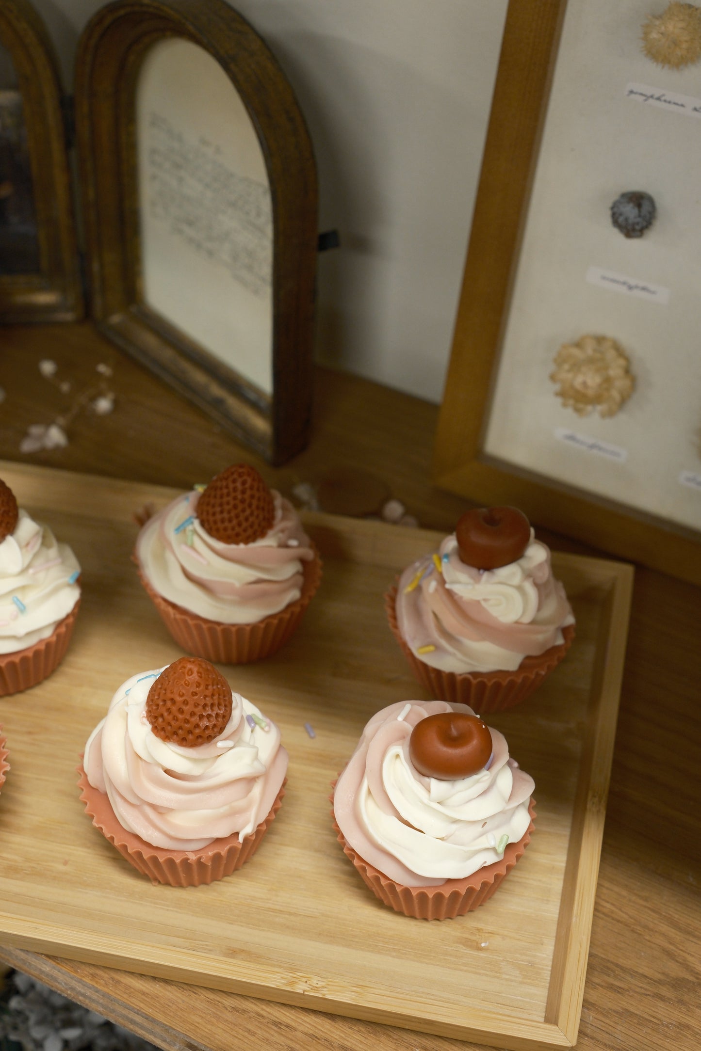 Strawberry 🍓 / Cherry 🍒 Cupcake Cold Process Soap