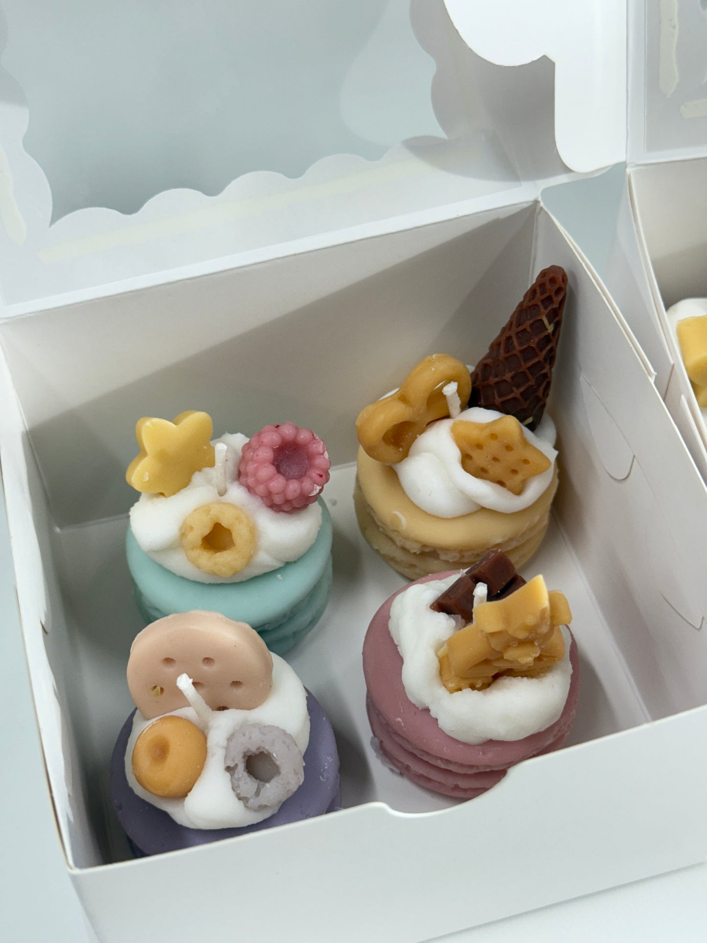 Macaroon Candle Giftbox (4pcs)