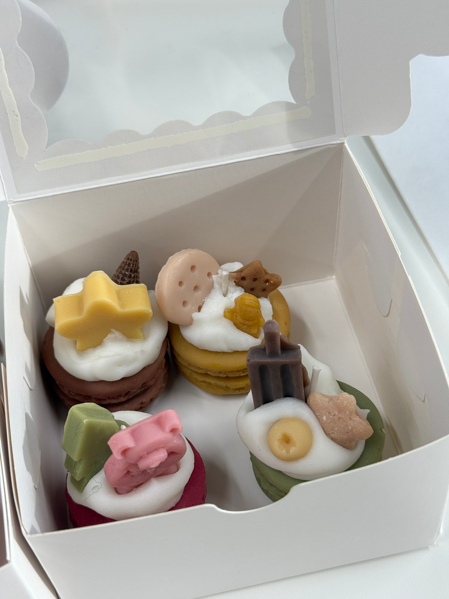 Macaroon Candle Giftbox (4pcs)