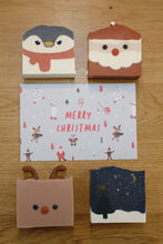 将图片加载到图库查看器，Christmas Cold Process Soap Gift Box - Classic Christmas Figures Kim
