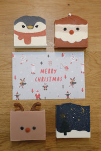 Christmas Cold Process Soap Gift Box - Classic Christmas Figures Kim