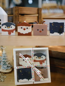 Christmas Cold Process Soap Gift Box - Classic Christmas Figures Kim