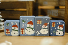 将图片加载到图库查看器，Christmas Cold Process Soap Gift Box - Hand drawn Classic Christmas Soaps (small square one)
