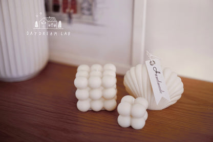 Shell Pillar Candle (Pre-order)