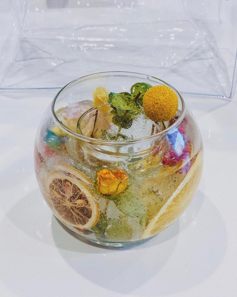 Workshop - 氛围感透明干花烛杯+大豆茶蜡 Dried Flower Candle Holder + soy tealights