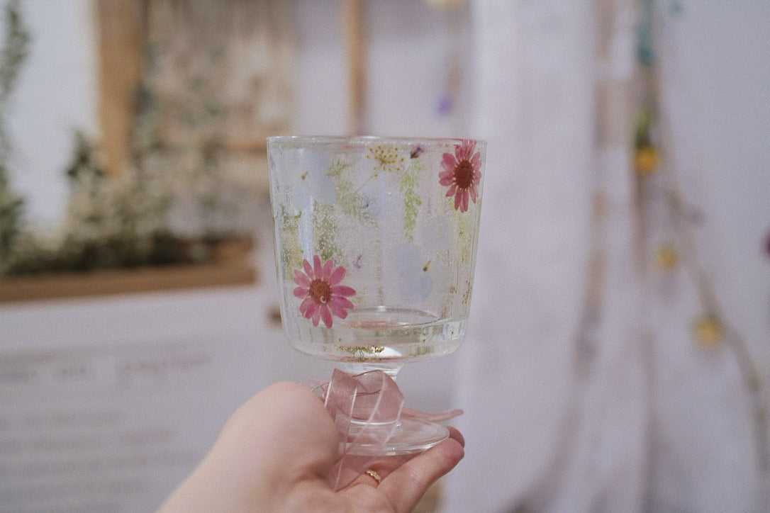 Workshop - 氛围感透明干花烛杯+大豆茶蜡 Dried Flower Candle Holder + soy tealights