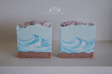 Load image into Gallery viewer, Ocean Wave with mermaid 🌊 Cold Process Soap
