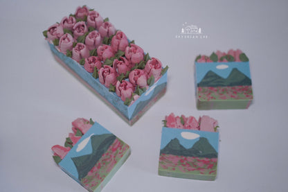 Spring Flower Field Cold Process Soap