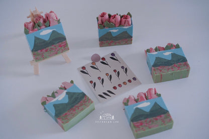 Spring Flower Field Cold Process Soap