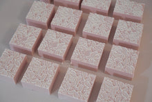 Load image into Gallery viewer, Rose Lace Cold Process Soap
