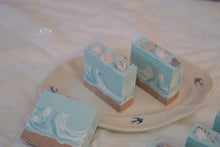 Load image into Gallery viewer, Ocean Wave with mermaid 🌊 Cold Process Soap
