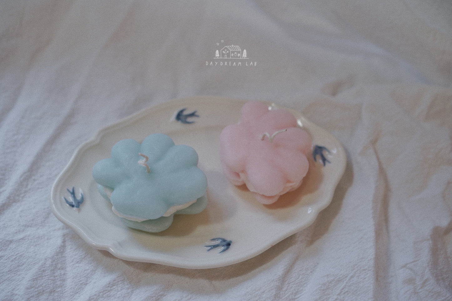 Shell Macaroon Pillar Candles (Pre-order)