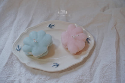 Shell Macaroon Pillar Candles (Pre-order)