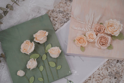 Workshop - 手抹香薰花-玫瑰装饰画