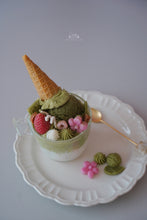 Load image into Gallery viewer, Ice Cream Matcha Latte Soy Wax Container Scented Candle (Pre-Order)
