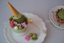 Load image into Gallery viewer, Ice Cream Matcha Latte Soy Wax Container Scented Candle (Pre-Order)
