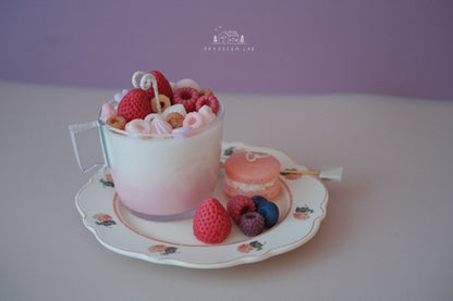 Strawberry Cereal Milk Soy Wax Container Scented Candle (Pre-Order)