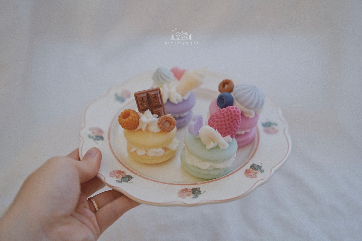 Macaroon Pillar Candles (Pre-order)