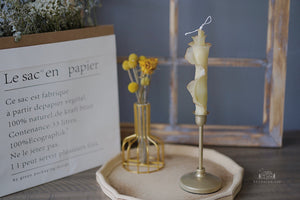 Hand Rolled Taper Candles | Unscented (Pre-order)