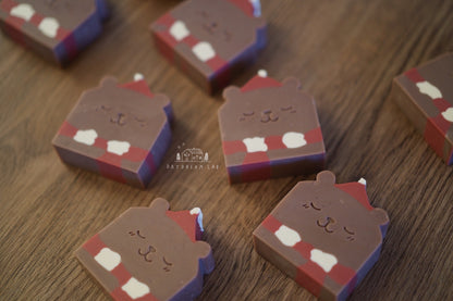 Mr. Bear 🐻 in Scarf Cold Process Soap
