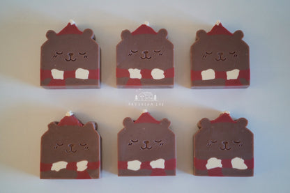 Mr. Bear 🐻 in Scarf Cold Process Soap