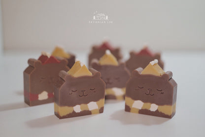 Mr. Bear 🐻 in Scarf Cold Process Soap