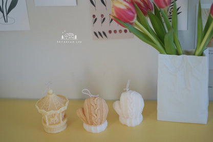 Merry-Go-Round Pillar Candle (Pre-order)