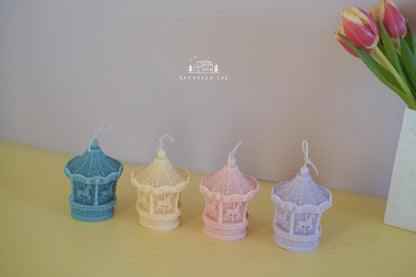 Merry-Go-Round Pillar Candle (Pre-order)