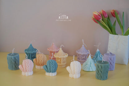 Merry-Go-Round Pillar Candle (Pre-order)