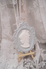 Load image into Gallery viewer, Vintage Cameo Scented Plaster | Air Freshner | Home Decor | Dried Flowers Included (pre-order)
