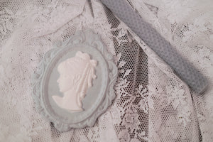 Vintage Cameo Scented Plaster | Air Freshner | Home Decor | Dried Flowers Included (pre-order)