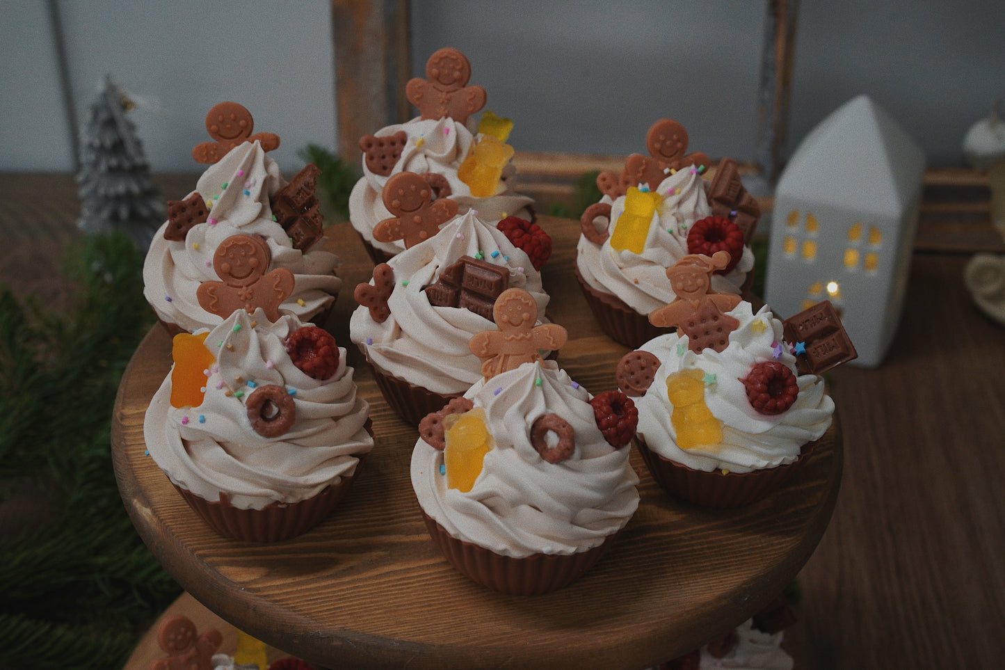 Gingerbread Chocolate Cupcake 🧁 Cold Process Soap