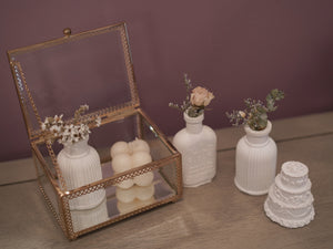 Mini Flower Vase Scented Plaster | Air Freshner | Home Decor | Dried Flowers Included (pre-order)