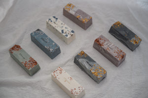 Vintage Crystal Sea Salt Soap - Various Colors