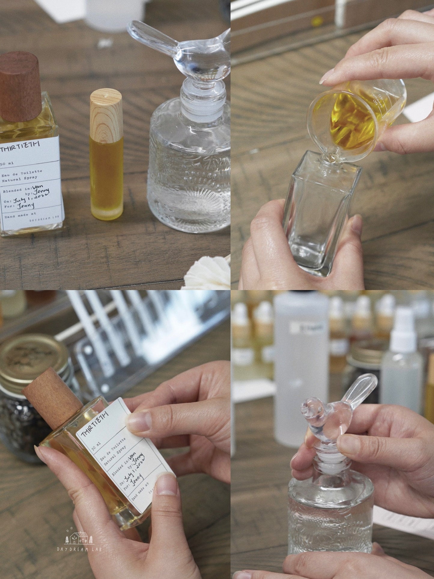 One-day Workshop  -  DIY your own perfumery products (5 Products)  / 自制香氛调香【进阶】体验课程（含5款作品正装）