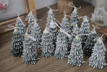 Load image into Gallery viewer, Pine Tree (Christmas Tree) Palm Wax Pillar Candle (Pre-order)
